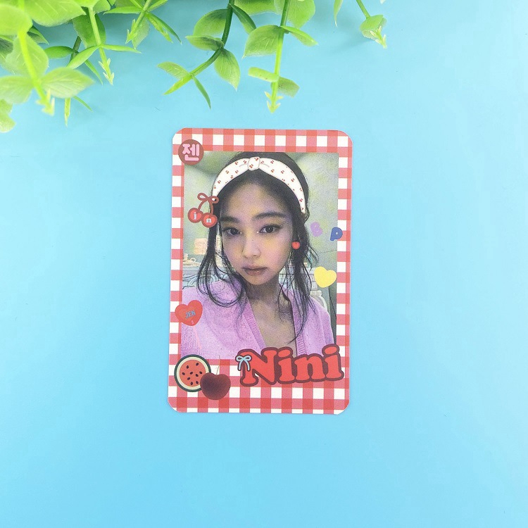 Thẻ hình dán nhỏ in họa tiết nhóm nhạc KPOP Blackpink