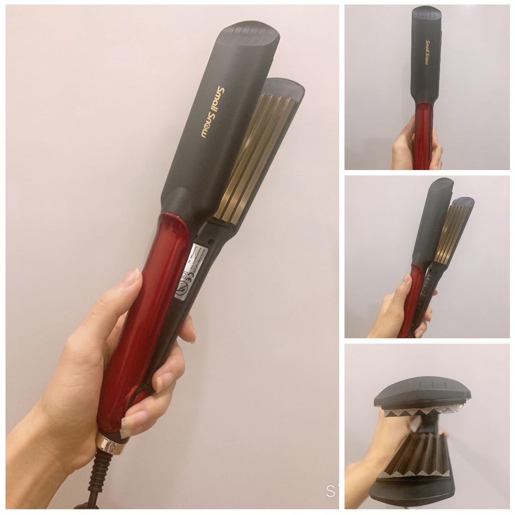 Máy Dập Xù Tóc, Bấm Tóc Small Sn0w Có Chỉnh Nhiệt Độ