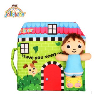 Sách vải tương tác cho bé kèm búp bê - Jollybaby