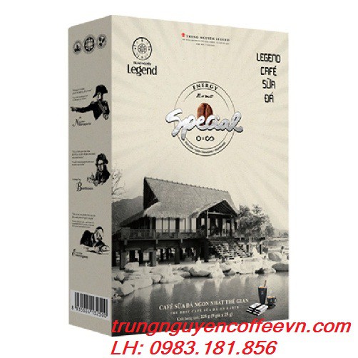 Legend Cafe Sữa Đá 225g- 9 gói*25g