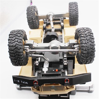 Trục cầu trước / sau bằng kim loại màu titan cho WPL HengLong 1/16 phong cách quân đội