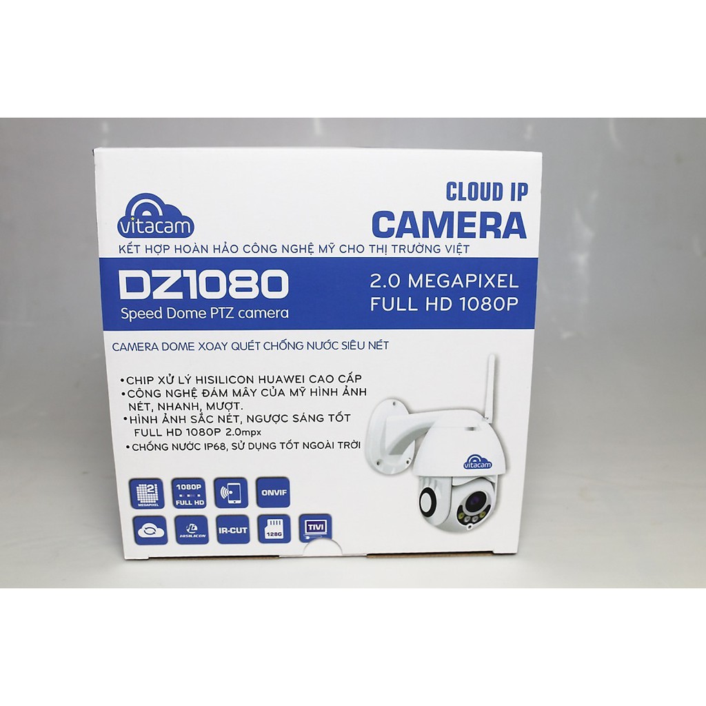 Camera Vitacam Ip Ngoài Trời Cao Cấp DZ1080 Full HD 2.0Mpx