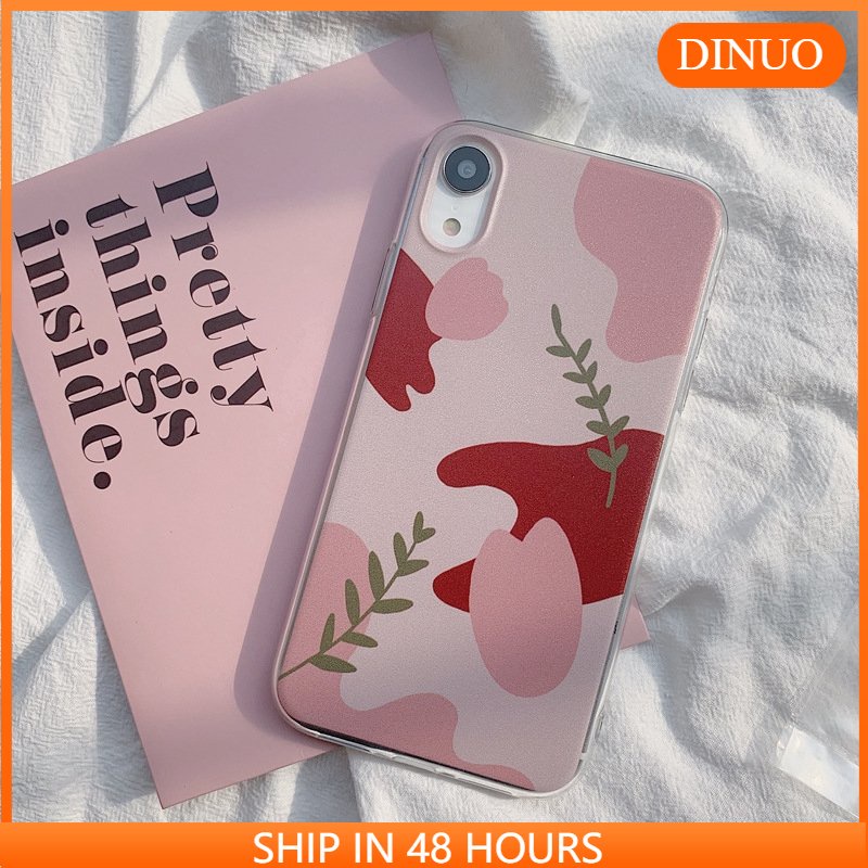 Ốp lưng iphone Ốp Điện Thoại Họa Tiết Hoa retro Chống Rơi Cho iPhoneXR 78p Thế Hệ 14 Dinuo case