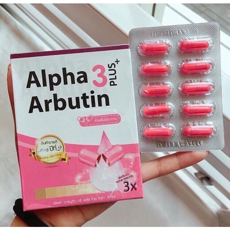 Viên Bột Kích Trắng Body Alpha Arbutin 3 Plus 10 viên/1 vỉ - Thái Lan
