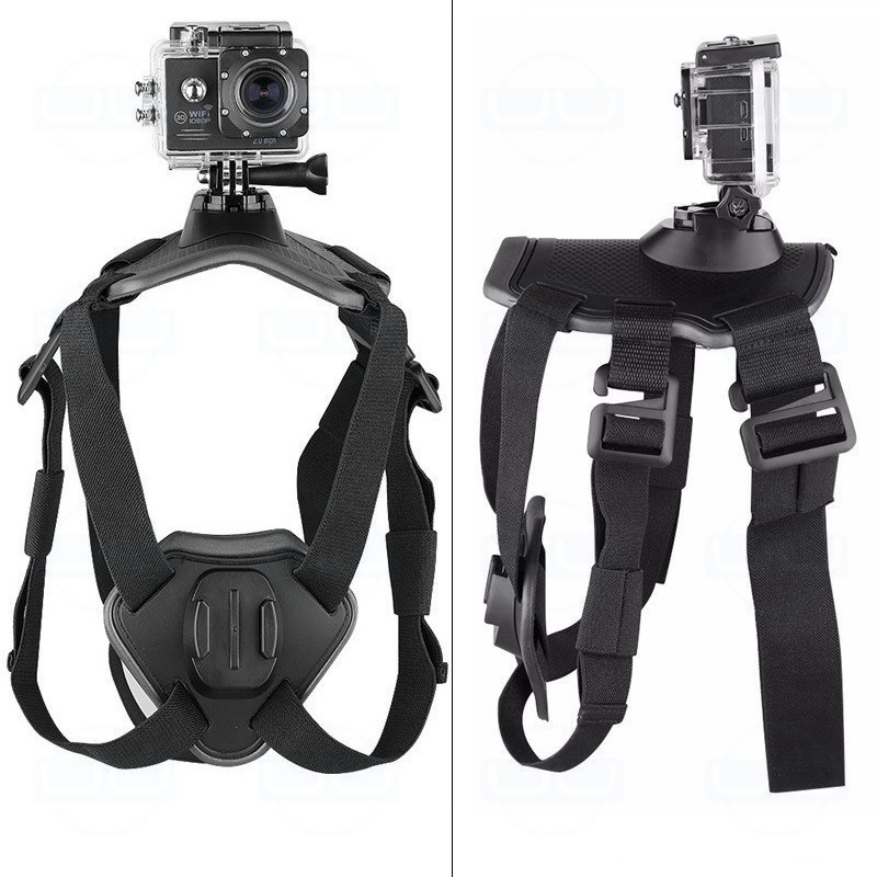 GoPro Harness Back + Chest Strap Mount for Hound Dog PET Elastic Belt Mount