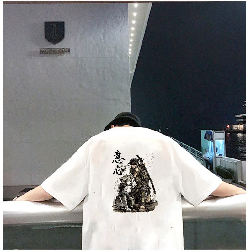 Áo thun unisex form rộng phong cách Nhật Bản đẹp độc lạ vải dày mịn 2019T1652