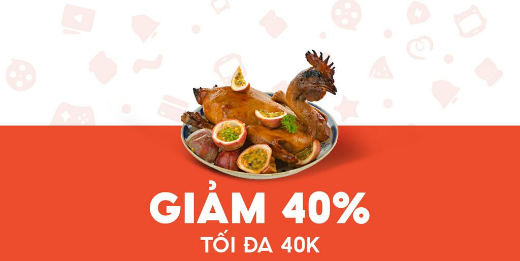 - Gà nướng Ò Ó O - Giảm 40K Gà Chanh Dây Mật Ong