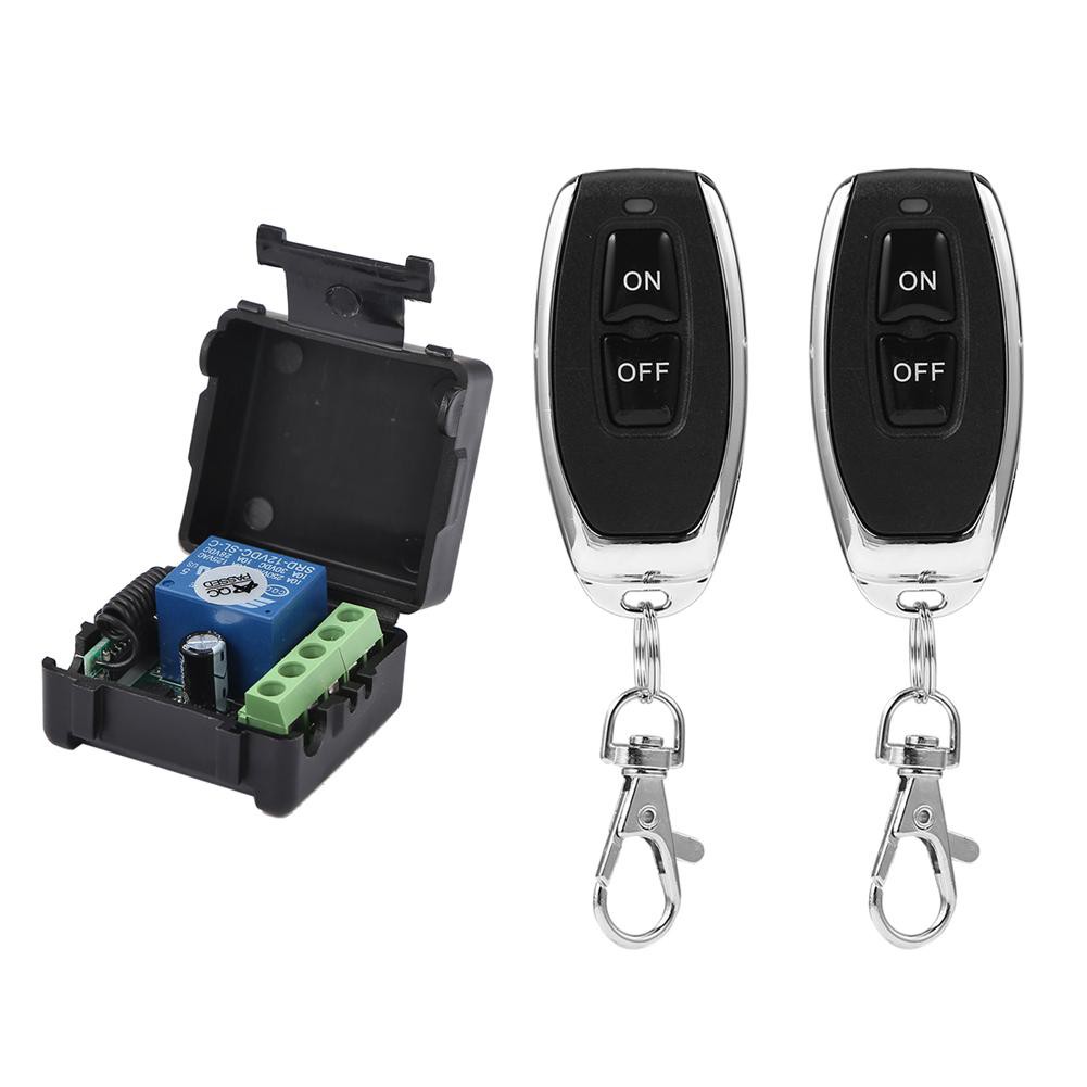 DC12V Relay 1CH Wireless RF Garage Door Remote Control Switch Transmitter