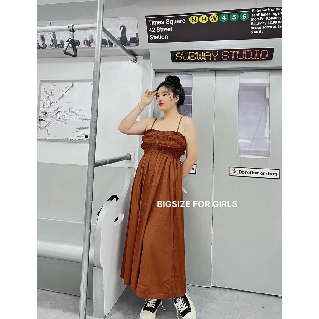 ĐẦM MAXI 2 DÂY BIGSIZE - D1026