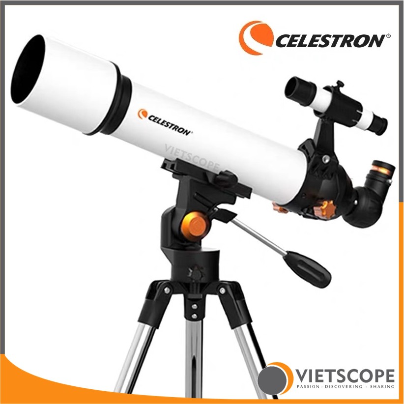 Kính thiên văn khúc xạ Celestron SCTW 70 - 705A Libra tặng kèm túi đựng và kẹp điện thoại