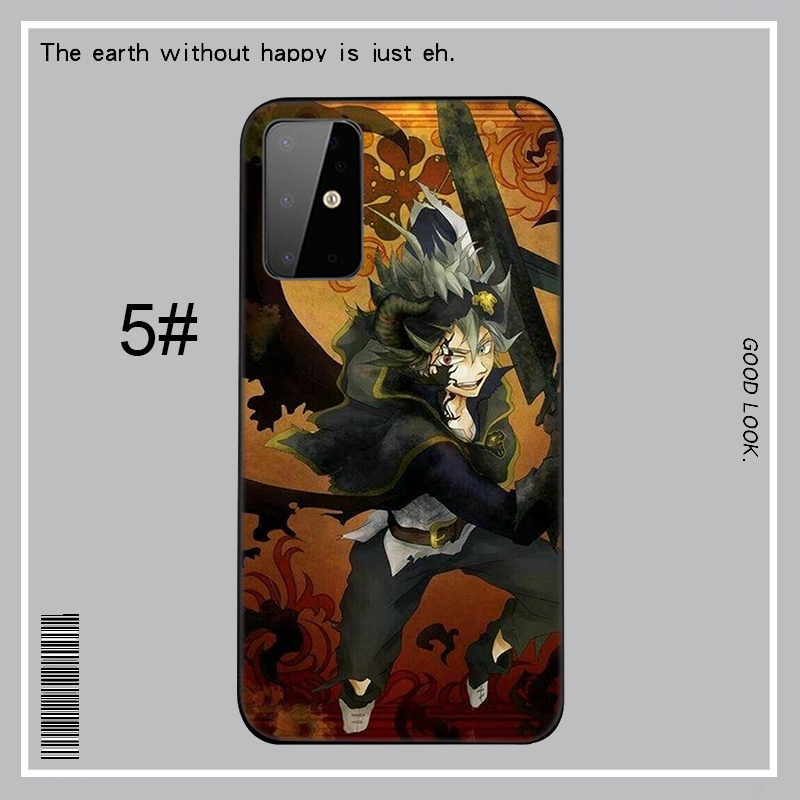 Ốp điện thoại silicone mềm hình anime Black Clover LU131 cho Samsung Galaxy A11 A12 A22 A32 M21 M30s J4 Core A82 A9