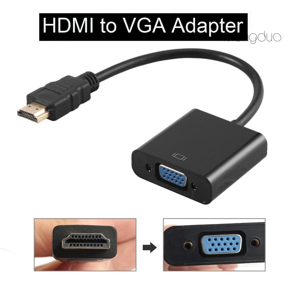 Bộ Chuyển Đổi Hdmi Sang Vga 1080p Cho Máy Tính / Dvd / Hdtv