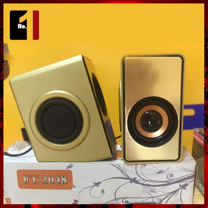 Loa Máy Tính Để Bàn Mini Cao Cấp 2.0 FT-2048 Loa Nghe Nhạc Vi Tính Laptop Pc Có Dây