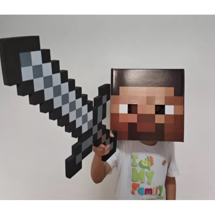 Kiếm sắt đồ chơi Minecraft chính hãng