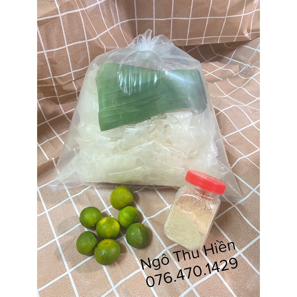 COMBO BÁNH TRÁNG DẺO MUỐI NHUYỄN KÈM TẮC