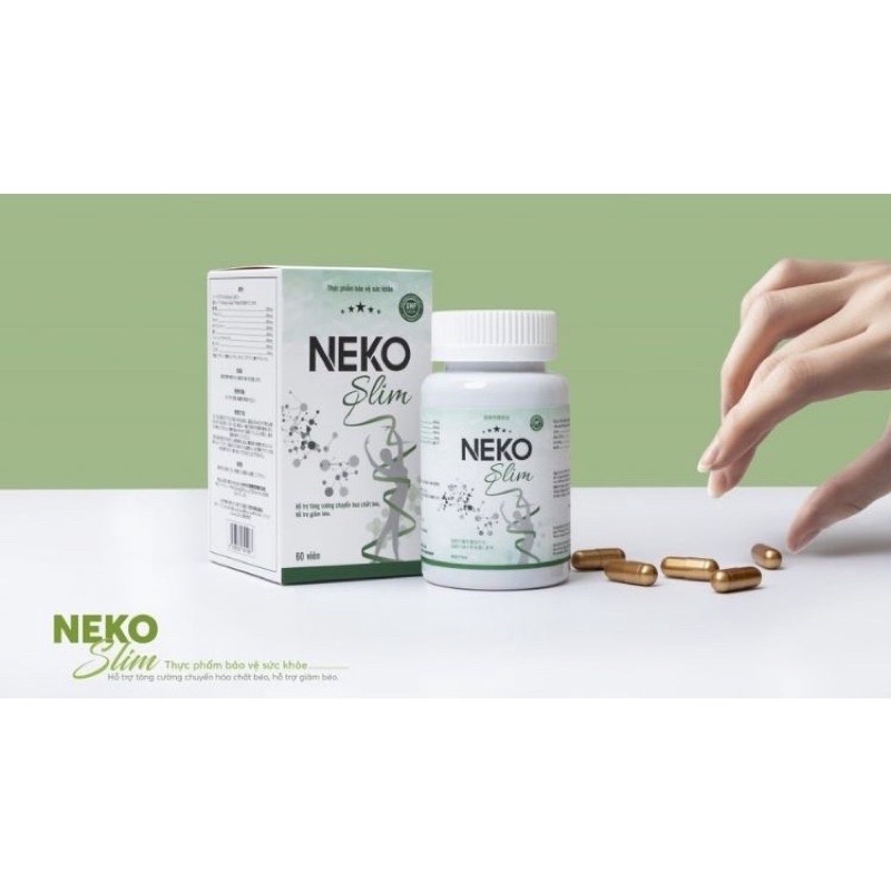 viên giảm cân Neko Slim Viên uống Giảm cân Nhanh cấp tốc an toàn detox giảm béo thảo mộc