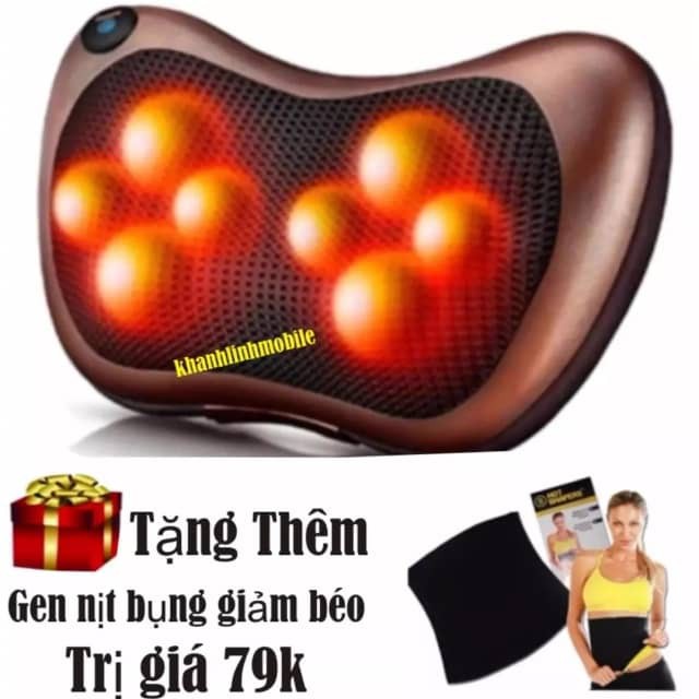 Gói masage Hồng Ngoại 8 bi đảo chiều + tặng đai sinh nhiệt
