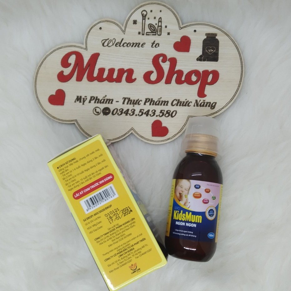 Kidsmum Ngon Ngon- Siro dành cho trẻ biếng ăn
