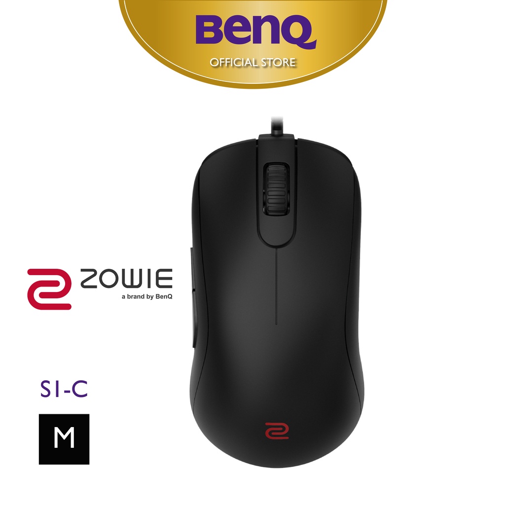 Chuột gaming Esports BenQ ZOWIE S1-C (M) cảm biến 3360 với cáp Paracord, bánh lăn 24 nấc