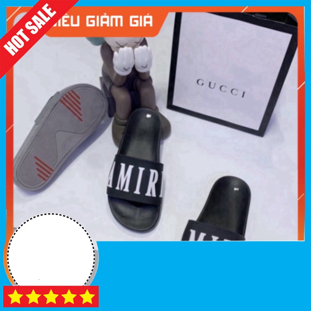 Dép Nam Nữ AMIRI , Dép Quai Ngang Kiểu Dáng Thời Trang ,Trẻ Trung, TrungPii Siêu rẻ shopee