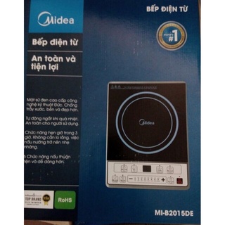 Bếp từ Midea MI-B2015DE 2000W [Hàng chính hãng, Kèm nồi Inox]