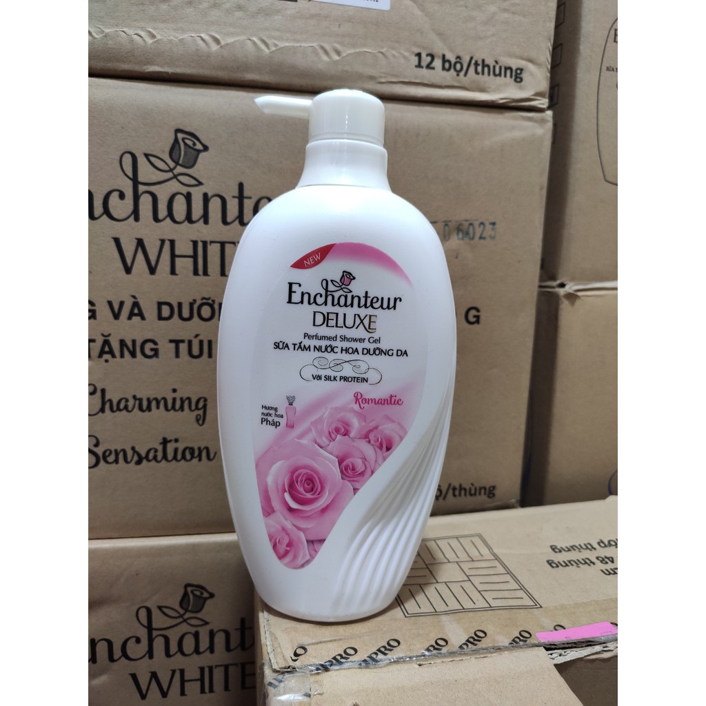 Sữa tắm nước hoa enchanteur charming 650g các loại