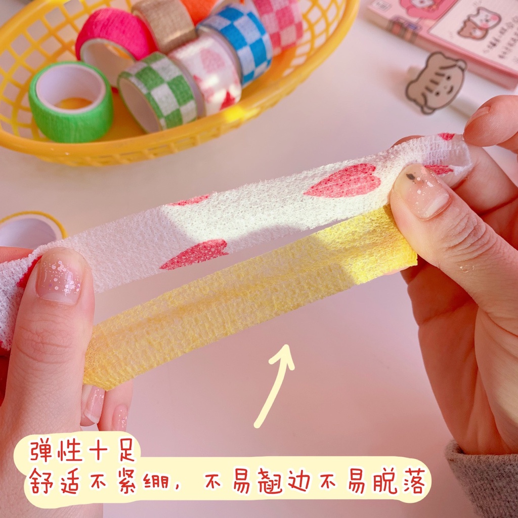 [Tặng mã 50k] Cuộn băng ngón tay tự dính/Băng dán bảo vệ ngón tay chống mài mòn nhiều màu dễ thương tiện dụng