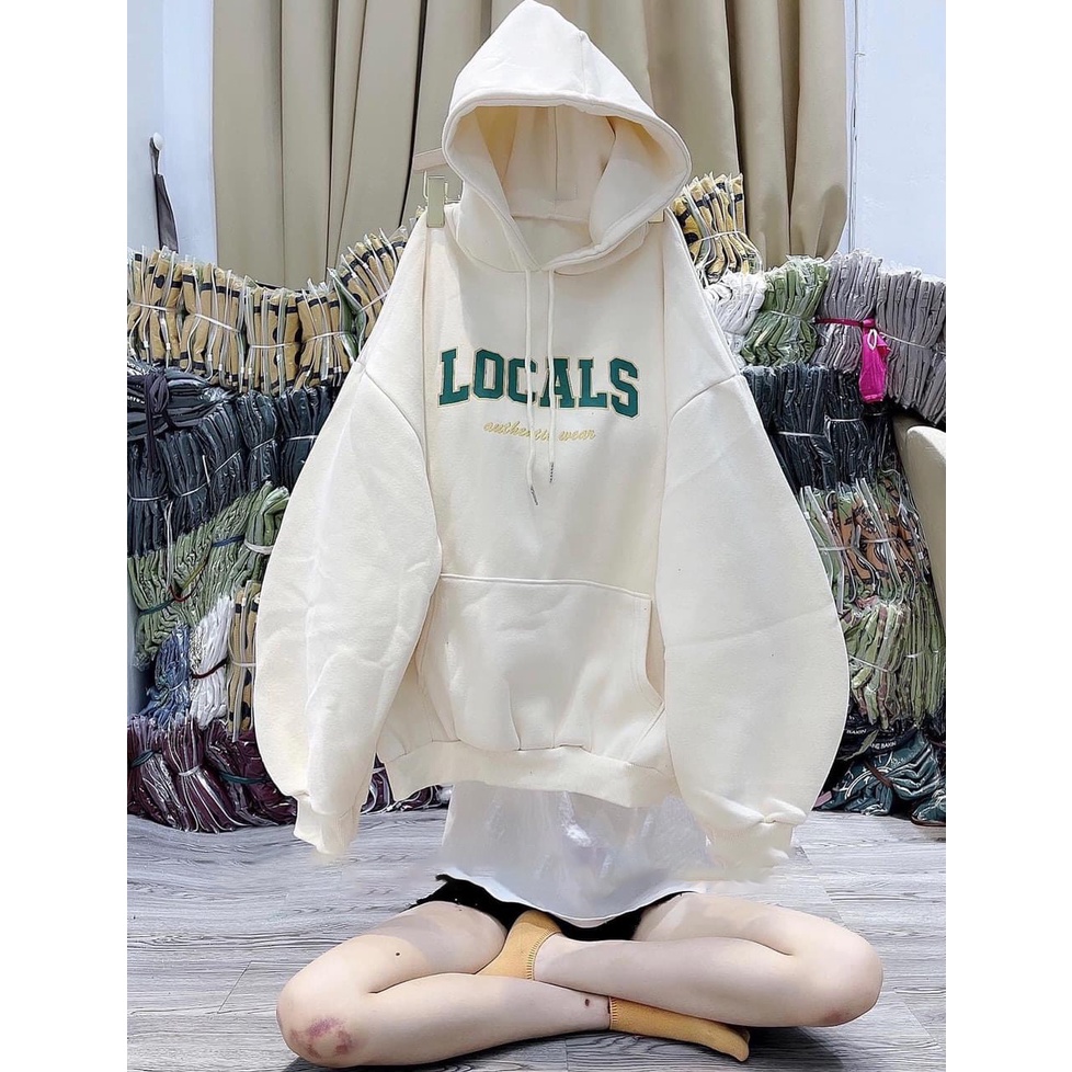 Áo HOODIE nỉ có mũ 2 lớp SAM CLO - Áo khoác chui tay dài thu đông nam nữ freesize form rộng unisex chữ HAPPY NOW PREMIUM