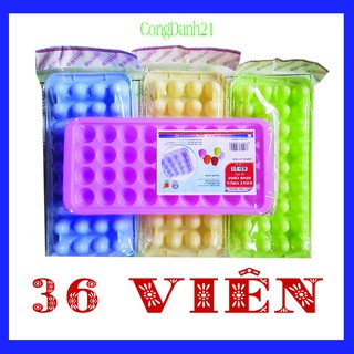 khay đá 36 viên nhiều màu