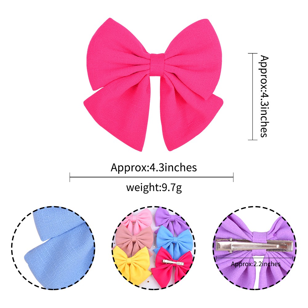 Kẹp tóc KIDSBOWS trang trí nơ ruy băng phong cách Hàn Quốc xinh xắn dành cho nữ