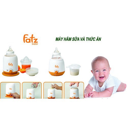 Máy hâm sữa cao cấp trong nhà hoặc trên xe hơi Fatzbaby FB3008SL - Bảo hành 12 tháng toàn