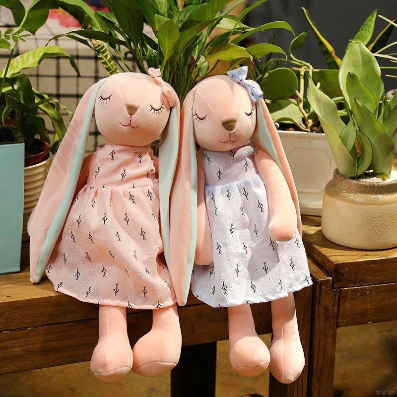 KIDSTAR Cute Cartoon Rabbit Plush Toy Stuffed Soft Lovely Animal Appease Toys Christmas Gift