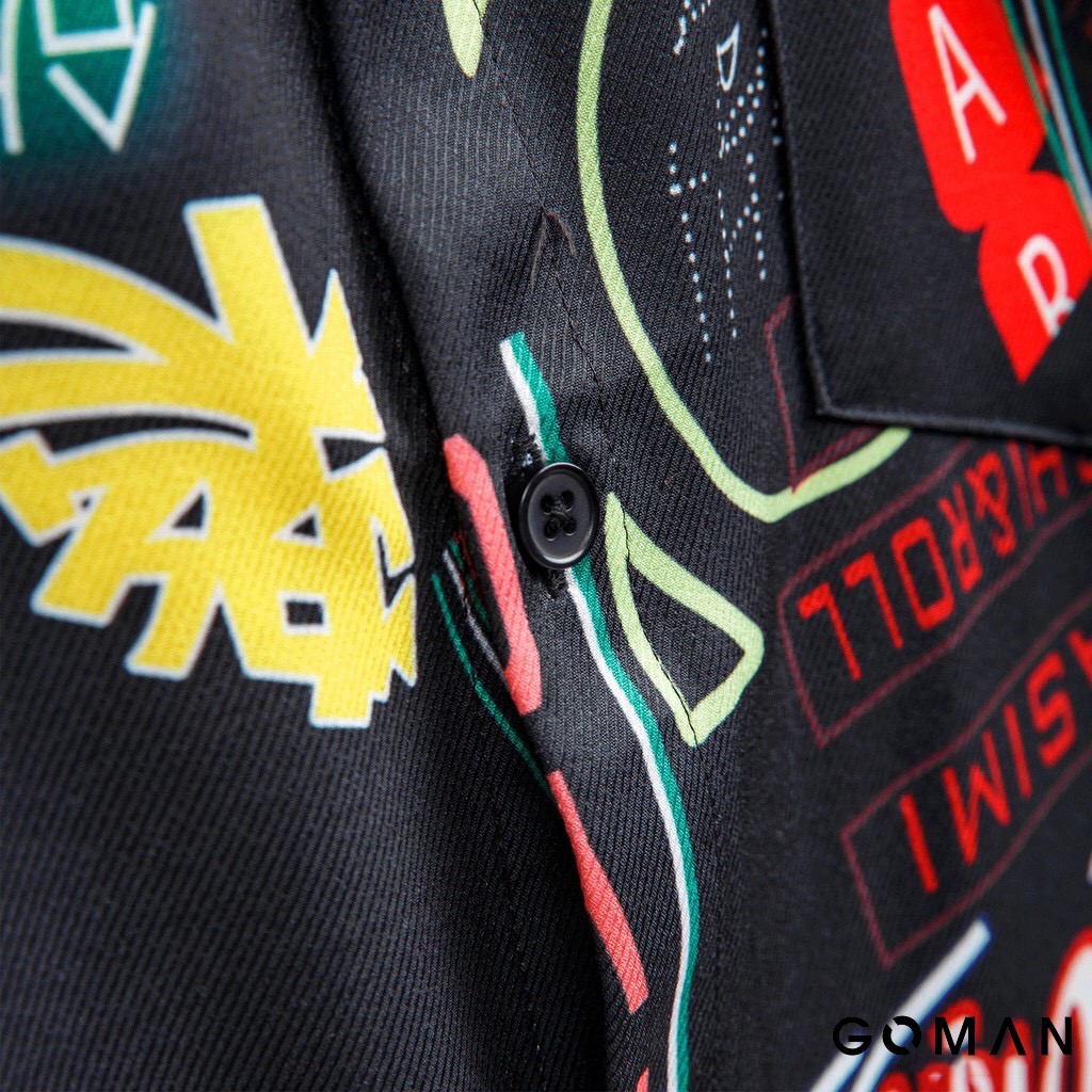 Áo sơ mi nam họa tiết GOMAN vải Lụa thoáng mát, không nhăn form suông SM005 |new arrival 2021| | BigBuy360 - bigbuy360.vn