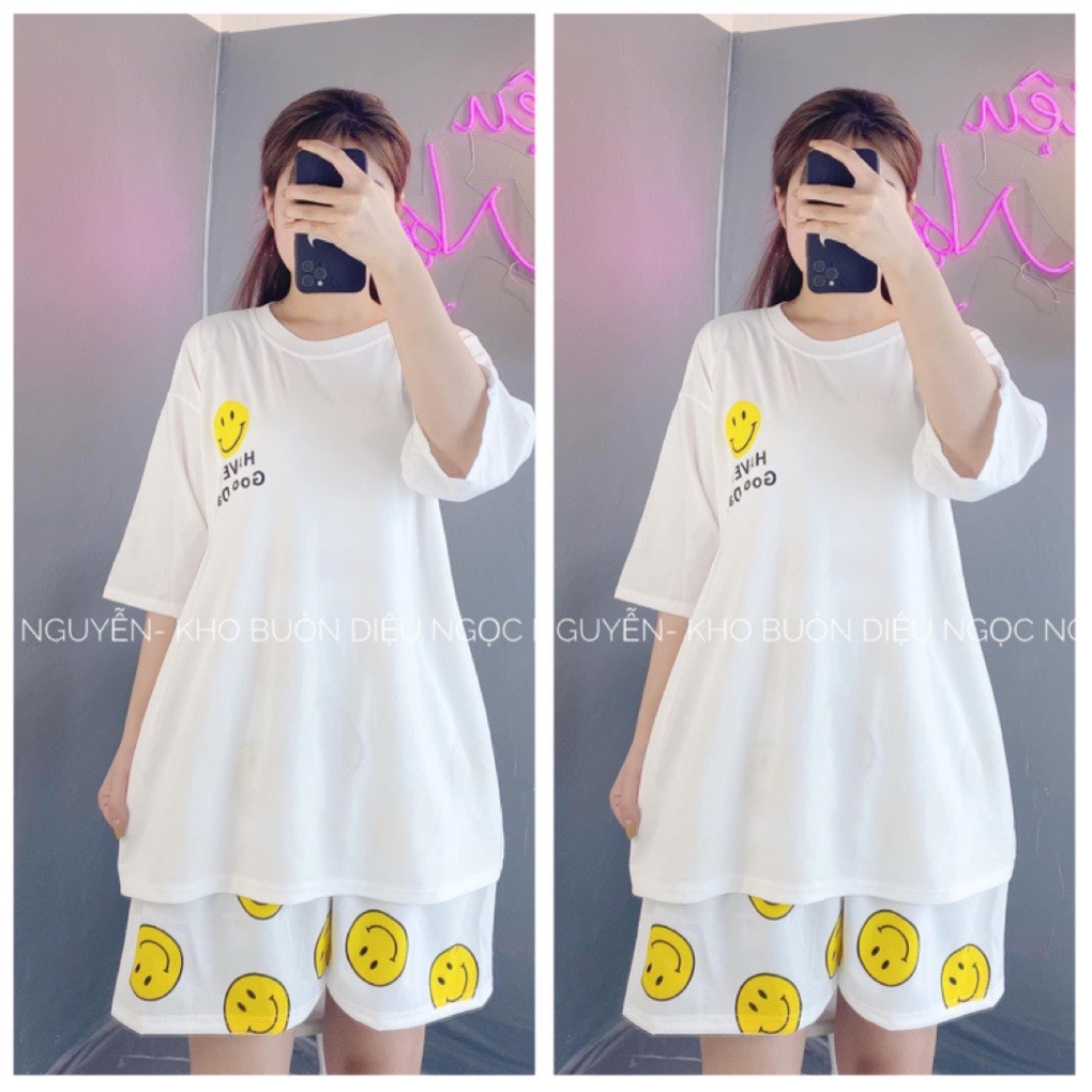 Full set bộ tay lửng mặt cười.Quần Lửng Thoáng Khí Thời Trang Xuân Hè 2022 - ZADOLA FASHION