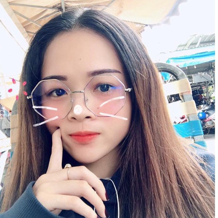 Kính mắt lục giác xuyên đêm thời trang nam nữ