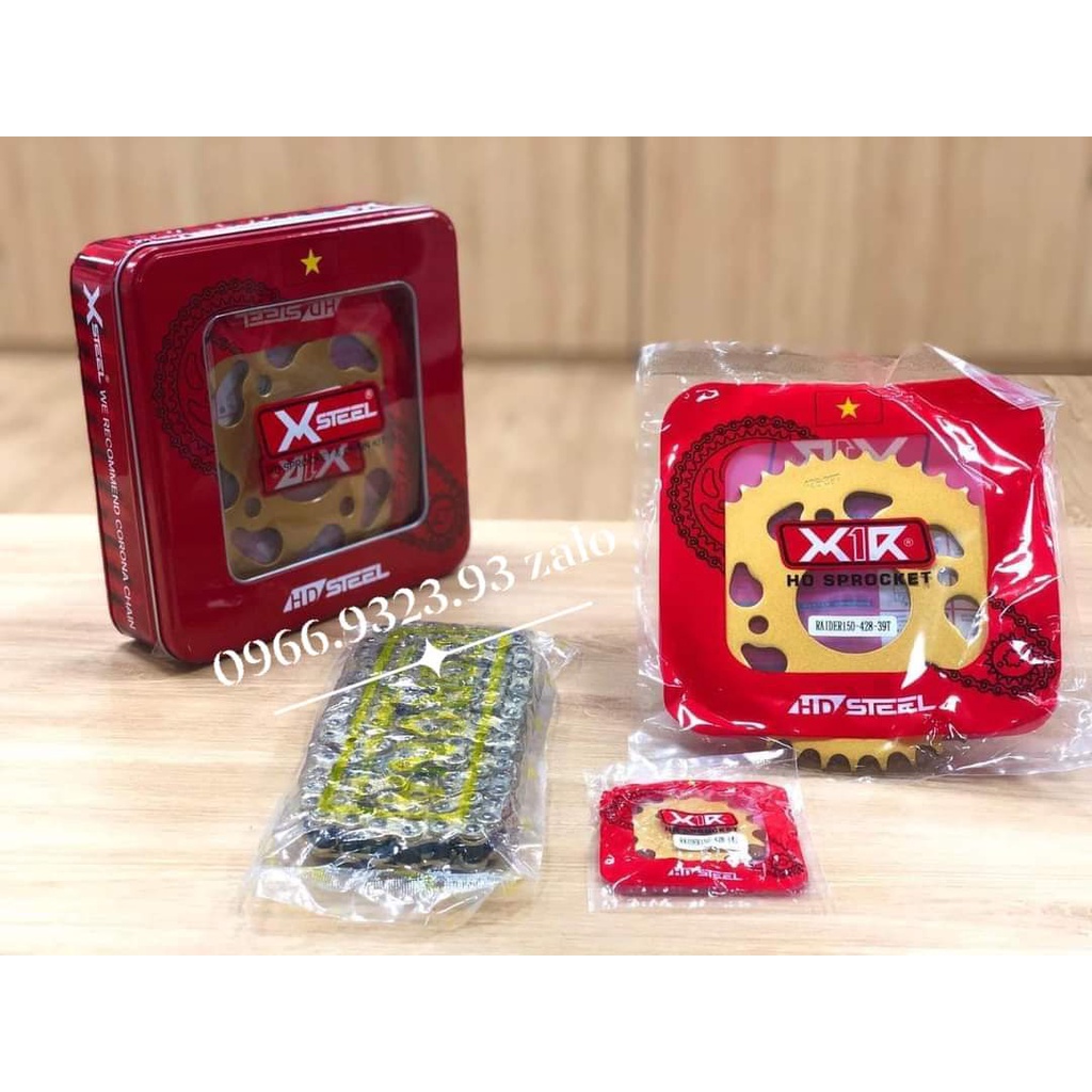 Nhông sên dĩa X1R Gắn Xe Ex150  Winner R15v3