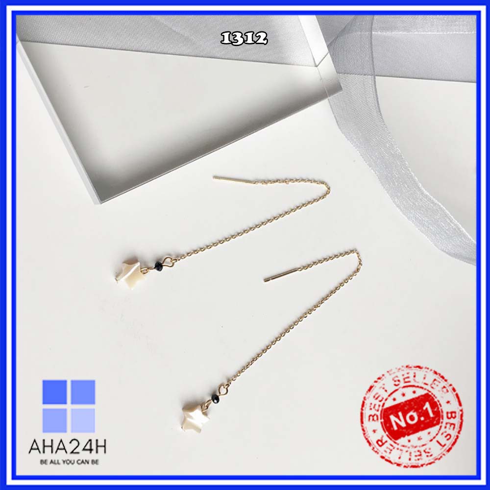 BÔNG TAI NỮ DÁNG DÀI NGÔI SAO CỰC XINH - AH1312