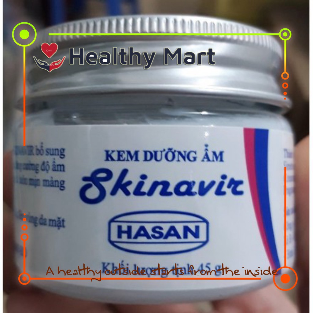 ✔️️️Kem dưỡng ẩm Skinavir - Cty Hasan - 45gr - Skin Avir