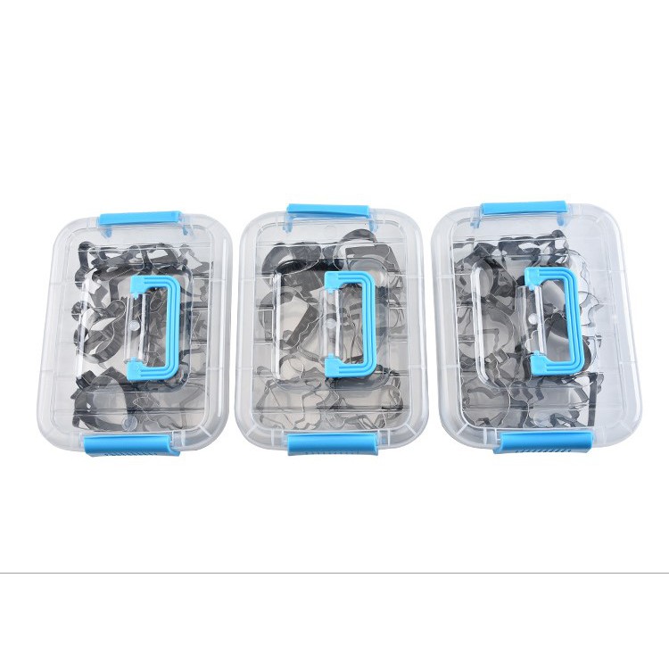 Dụng Cụ Làm Bánh Khuôn Nhấn Cookie   Set 20 Khuôn Cookie Nhiều Họa Tiết  GDMO004