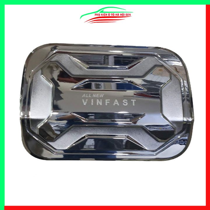 Ốp nắp xăng Vinfast Lux A 2020-2023 mạ crom bảo vệ chống trầy trang trí ô tô