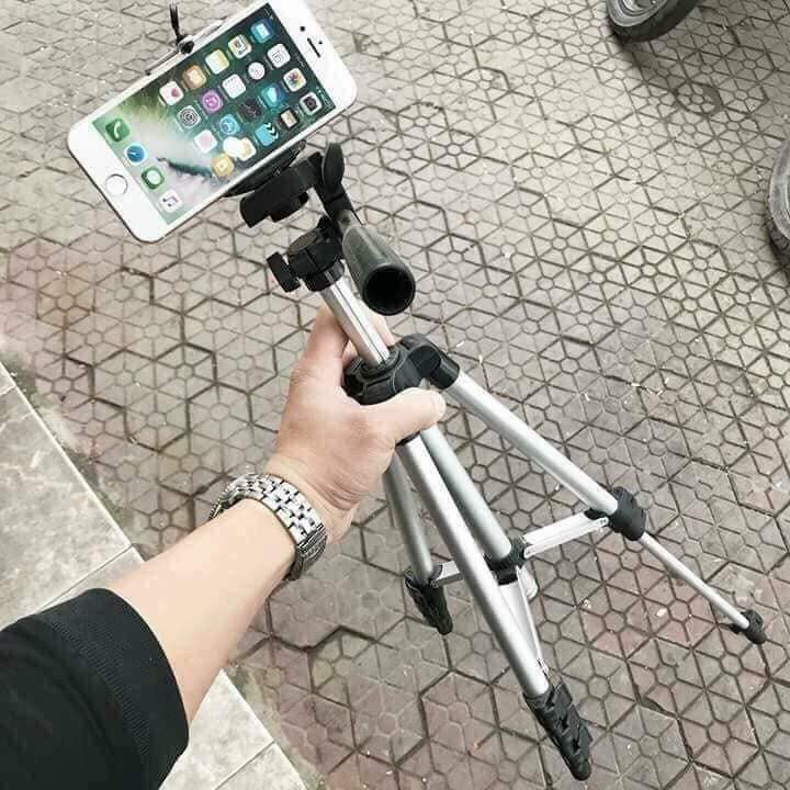 [SIÊU RẺ] Gậy TRIPOD 3 chân kéo dài làm giá đỡ điện thoại( mua 2 tặng thêm ốp) | BigBuy360 - bigbuy360.vn