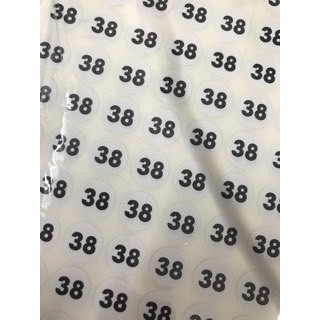 [RẺ VÔ ĐỊCH] 70 tem là 2K - Tem size nhãn số dán - Decal Số size 35,36,37, ĐẾN 42 giày dép quần áo( Quà tặng mua 100 Tờ)