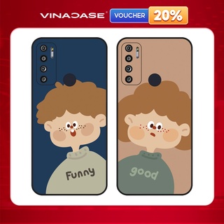 Ốp lưng Vina Case Vsmart Joy 3/Joy 4/Star 3/Aris/....dẻo đen in hình Good Funny