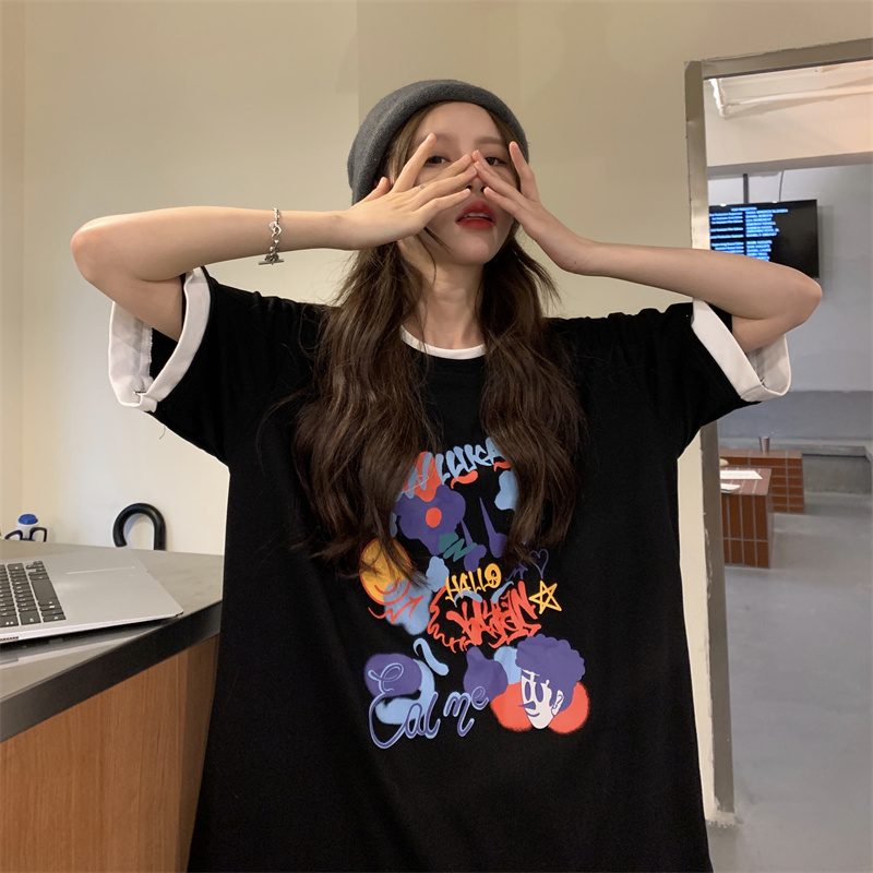 Áo thun tay ngắn kiểu dáng thời trang cho nữ