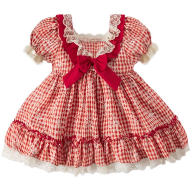 Đầm Lolita Thời Trang Mùa Hè Xinh Xắn Cho Bé Gái