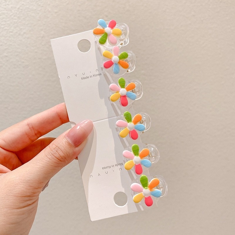 Kẹp Tóc Mini Trong Suốt Phong Cách Hàn Quốc Xinh Xắn Cho Bé Gái