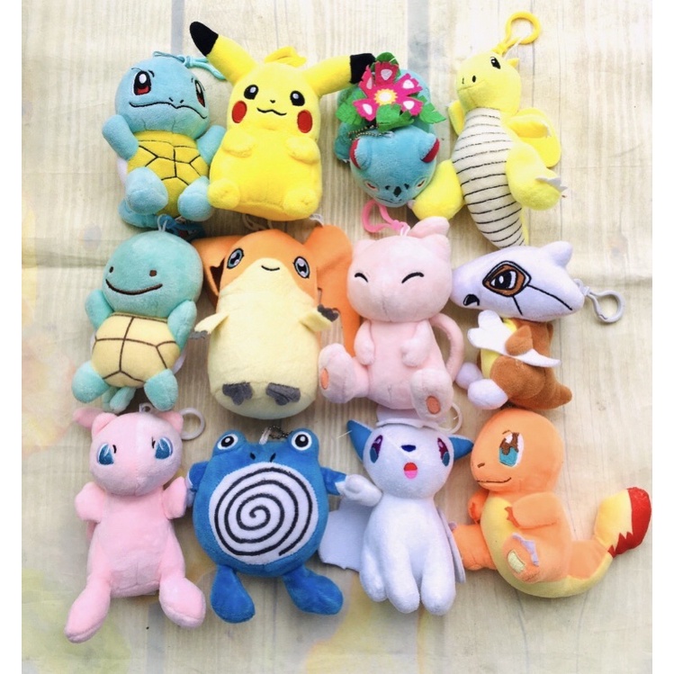 Thú bông pkm tuyển đẹp Móc khoá gấu bông