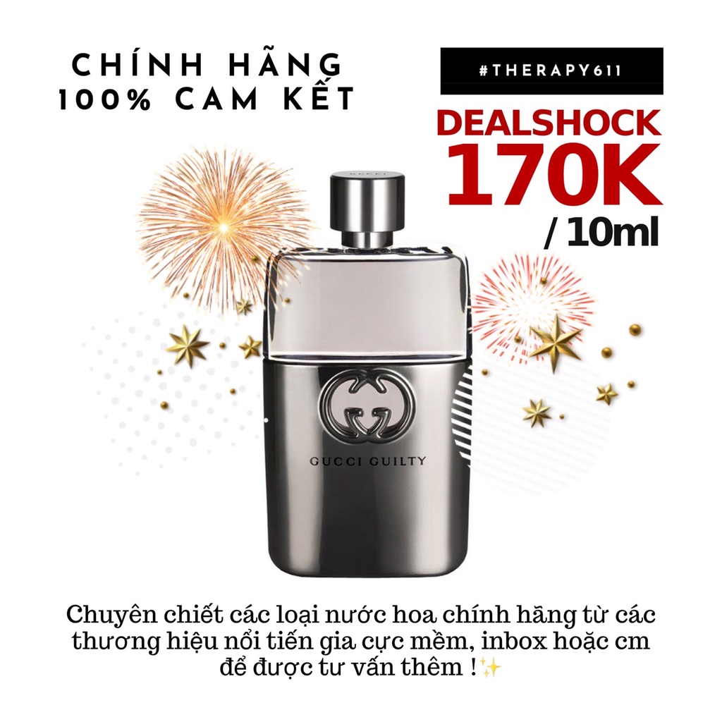 [𝗦𝗔𝗟𝗘]..::✨Nước hoa nam Gucci Guilty Pour Homme EDT (5ml/10ml/20ml)✨::.. | BigBuy360 - bigbuy360.vn