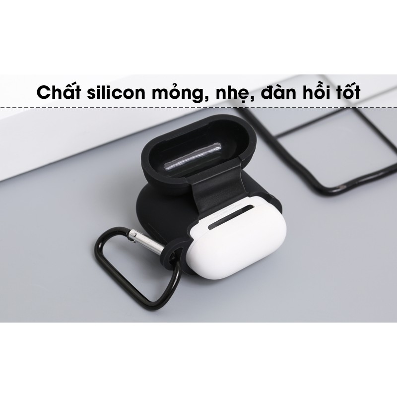 Vỏ bảo vệ bao đựng tai nghe OPTAIS55B case airpods 1, 2 chống va đập