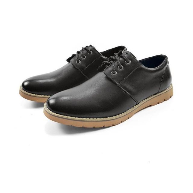 Giày nam đế nâu cao da bóng